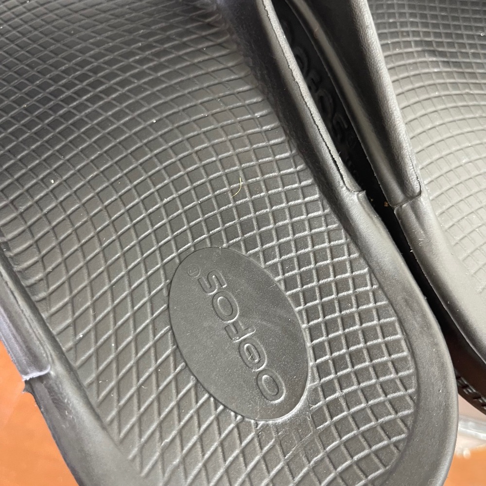 Oofos OOahh Black Sport Recovery Slides Sandals Slip On Men's Size 13 US/46‎ EU - Picture 7 of 9